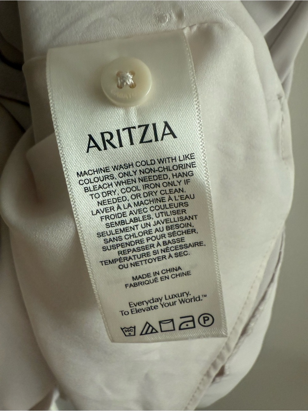 Aritzia Babaton Spectre Dress in Matte Pearl - Picture 12 of 12